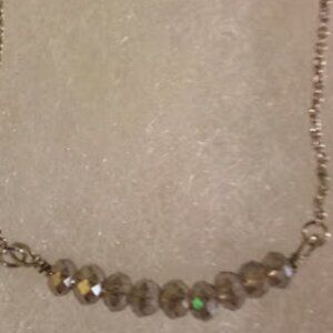 Alexa's Angels Silver Necklace with Baubles